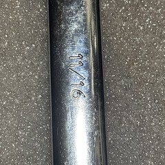 Vintage Husky USA 37022 11/16″ Full Polish Combination Wrench