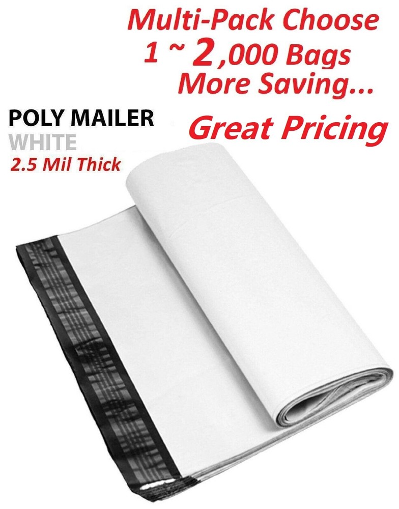 1~100~200~500~1000~2000 9×12 Poly Mailers Shipping Envelopes Self Sealing Bags