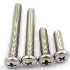 M2 X 0.4 2mm Stainless Steel Phillips Pan Head Machine Screws DIN 7985A GB818