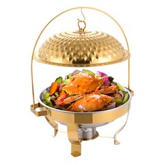 Roll Top Chafing Dish Buffet Set Stainless Steel Chafer Buffet Servers Warmer