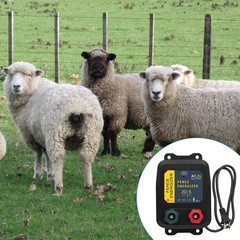 Electric Fence Charger, 5 Mile Plug in Electric Fence Energizer, for Preventive
