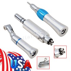 Dental Low Slow Speed Handpiece Contra Angle Straight Air Motor E-type 2/4 Holes