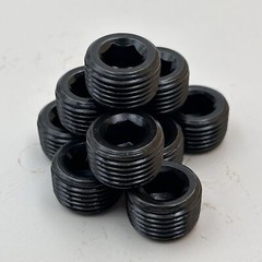 USA! NPT Plug Hex Countersunk Plug Pipe Fitting 3/8NPT Male Thread Socket 10PCS