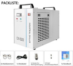 CW5200 Industrial Water Chiller 110V Industrial Chiller Industrial Water Chiller