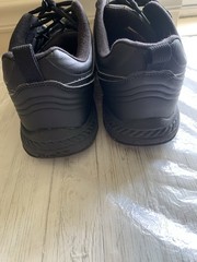 Skechers Relaxed Fit Memory Foam Work Black Slip Resistant sneakers