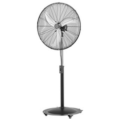 Uimoso 30-in Industrial Pedestal Fan,High Airflow,Waterproof,Oscillating Design