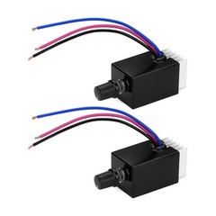 2Pcs 12V-24V 10A PWM Motor Rheostat Speed Controller for Heater Ventilator Fan