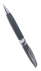 5ct Misprint Premium Executive Metal Pens: HUB PEN Lombardo Marble Trim BLACK