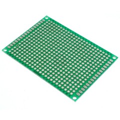 5cm x 7cm Green PCB Printed Circuit Board, 5 Pack, 432 Holes, 32 Pads