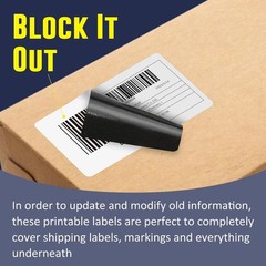 2.25″ x 1.25″ Direct Thermal Labels, Permanent Adhesive Barcode Address Label…