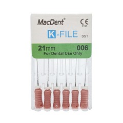 Dental Endo K-files Root Canal File 25mm Hand Files Stainless Steel #6#8#10