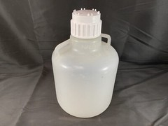 NALGENE Polypropylene 10L Round Carboy w/ Handles 2250-0020 (1/pk)