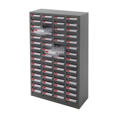60 Drawers Hardware Tools Storage Cabinet Shop Bolt and Nut Tool Organizing Case