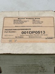 Mission Valve Assembly 001DP0513 Del Pit SS L M Seat Spring OEM Poppet Seal