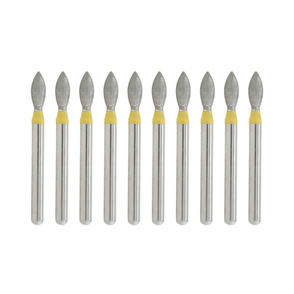 Dental Diamond Burs Football Egg FG 379/023XF Extra Fine Grit High Speed Burr