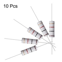 10 Pack 5W 5 Watt Metal Oxide Film Resistor 1K Ohm ±5% Tolerance