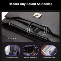 Voice Recorder 16GB Digital Audio Magnetic Device Sound Dictaphone USB MP3 Mini