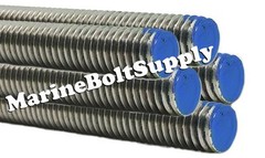 Type 18-8 Stainless Steel Threaded Rod / Stainless All Thread (3 Foot Sections)