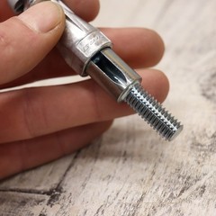 Gripple No.2 UniGrip Fastener with 3/8″ Side Exit Stud, 120lb Load, 10 Pk