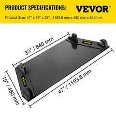 VEVOR Skid Steer Mount Plate Loader Quick Tach Attachment 1 1/4″ Top Bracket