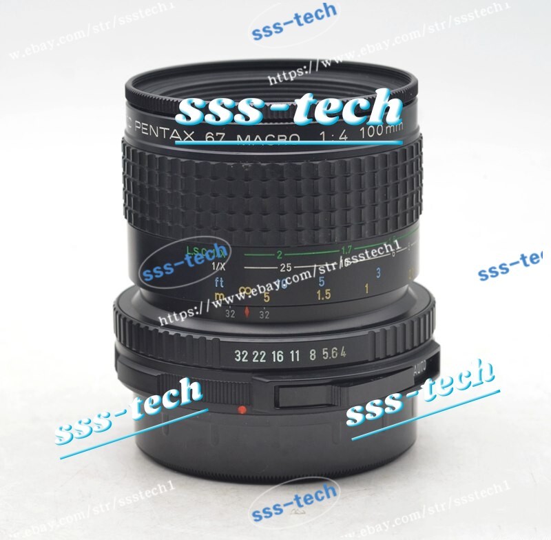 1PC USED SMC PENTAX 67 MACRO 100mm f;1:4 (DHL or Fedex ) #H491Y DX#sss