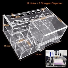 Dental Acrylic Organizer Storage Box Acrylic Composite Syringe Arch Wire Case