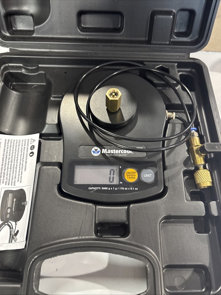 Mastercool 98202-A – High Precision Charging Scale for R600a and R290
