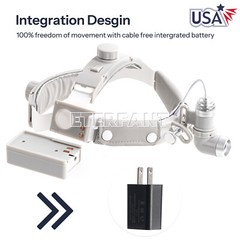Dental 10W LED Medical Headband Head Light Good Light Spot ENT Specific Headlamp
