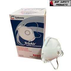 TruAir Vented / Valved N95 Particulate Respirator (10 Masks per Box) w/Valve