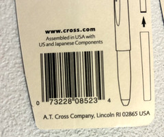 NEW Cross Gel Ink Rolling Ball Black Refill for Selectip Pens Lot of 4 #8523 USA