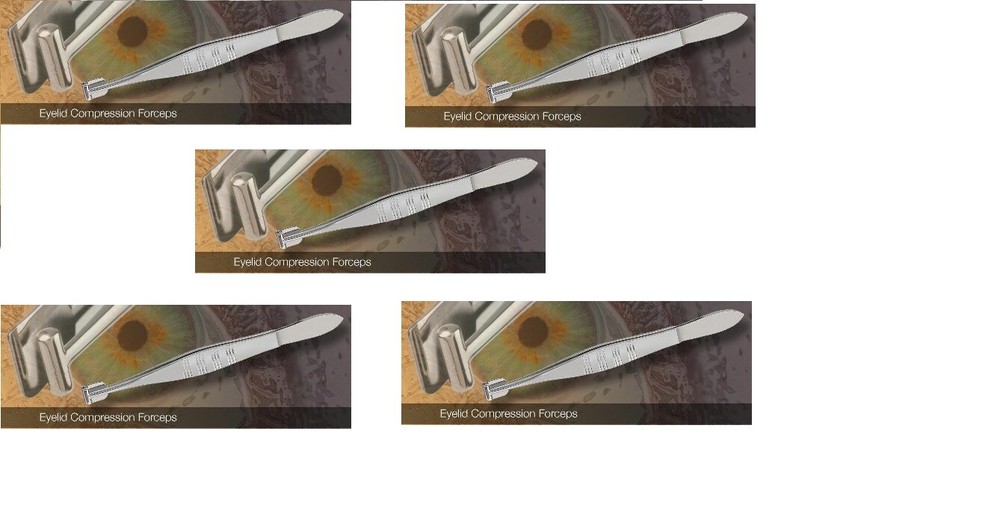 Meibomian Gland Forceps B / Expressor for Dry Eyes (5 piece)