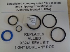 Replaces ALLIED Part # X8241 seal kit (1-3/4″ bore X 1″ Rod) Not OEM (see text)