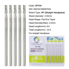 Wave Dental Burs HP 699 701 702 703L Carbide Burr Taper for Straight Handpiece