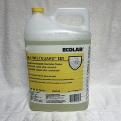 Ecolab Marketguard 121 All Purpose Cleaner, Concentrated Chlorinated, 2.5 Gal