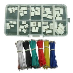 100pcs 10cm Wires with 25 Sets JST PH2.0 2.0mm Connector Kit Plug Header 2P-6P