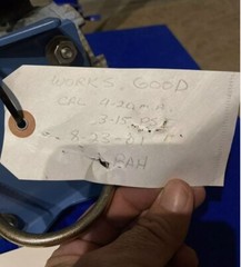 ROSEMOUNT 3311 CURRENT TO PRESSURE TRANSDUCER AND MANUAL 3311DS1J1B1F1I5