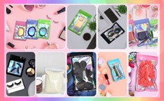 100 Pack Dark Green Holographic Ziplock Bags Resealable Sealable Packaging Bag