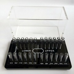 Dental Orthodontic Arch Wire Holder Storage Organizer Box Super Wire Cases Round