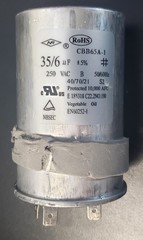CBB65A-1 35+6 uF 250VAC Capacitor CBB65A-1 40/70/21 S2 E185318 EN60252-1