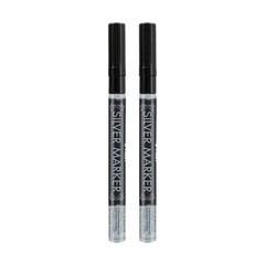 PILOT Silver Metallic Marker, Extra Fine Point 2-Pack