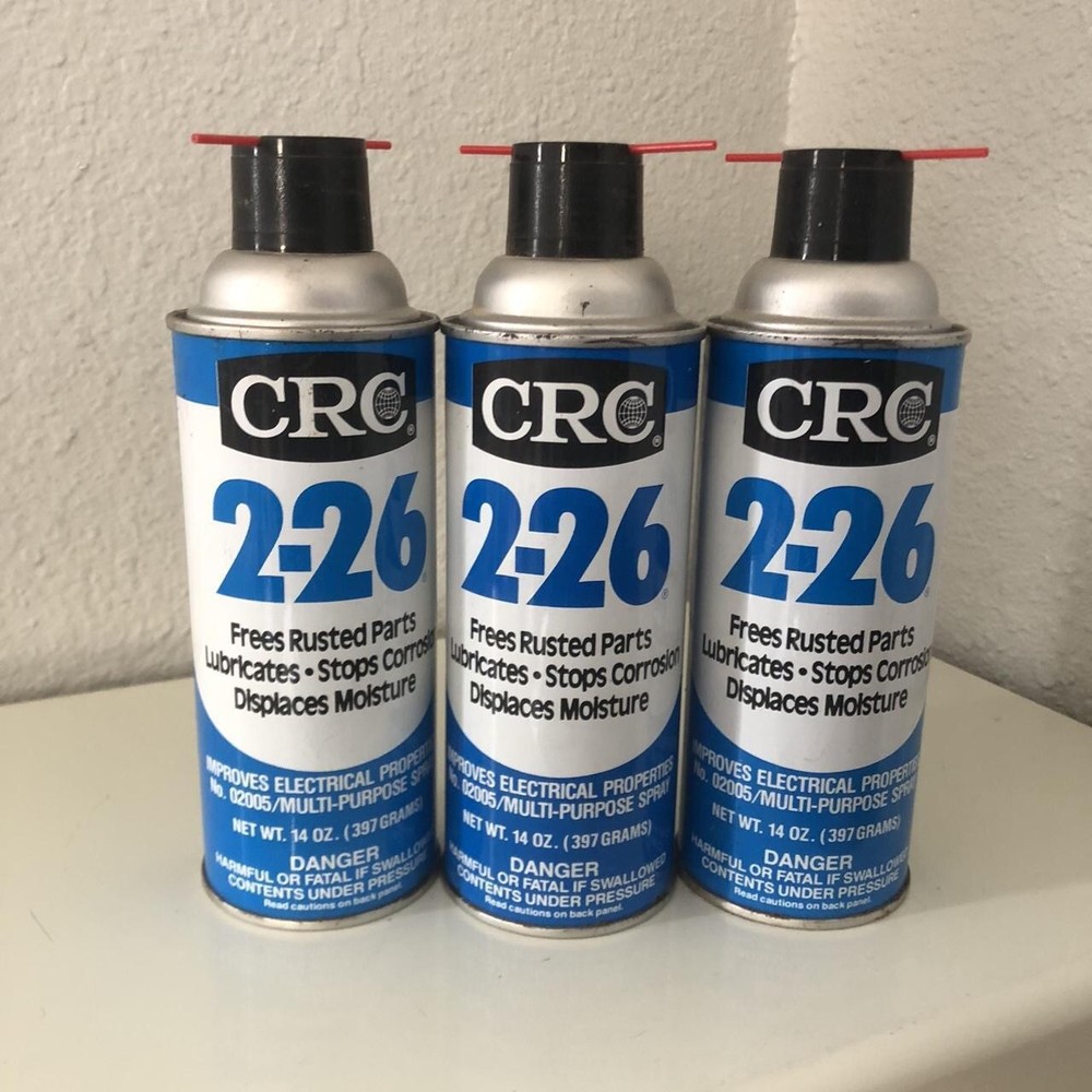 3 CRC 2-26 Multi Purpose Precision Lubricant Spray 02005 14 oz 397g Plastic Safe