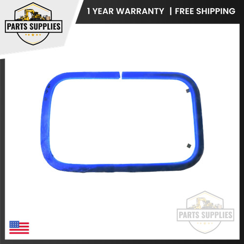 T242805 Rear Window Tempered Glass For John Deere 318D, 320D, 320E, 323E, 326E +
