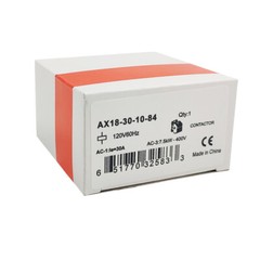 AX18-30-10 AC contactor 120V coil 3P 18A Contactor AX18-30-10-84 NEW
