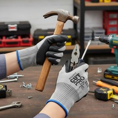 Cut, Puncture & Abrasion-Resistant Gloves, Cut & Puncture A4, 12 Pairs
