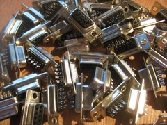 (Quan 48) DB9 D-SUB 9 Pin Female Connectors NEW
