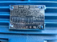 WEG 00518ET3E184T 5HP W22 Motor 1800RPM 184T Frame TEFC 460VAC Cast Iron NEW