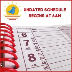 Notebook Planner 6 Column Appointment Book – for Scheduling Appointments