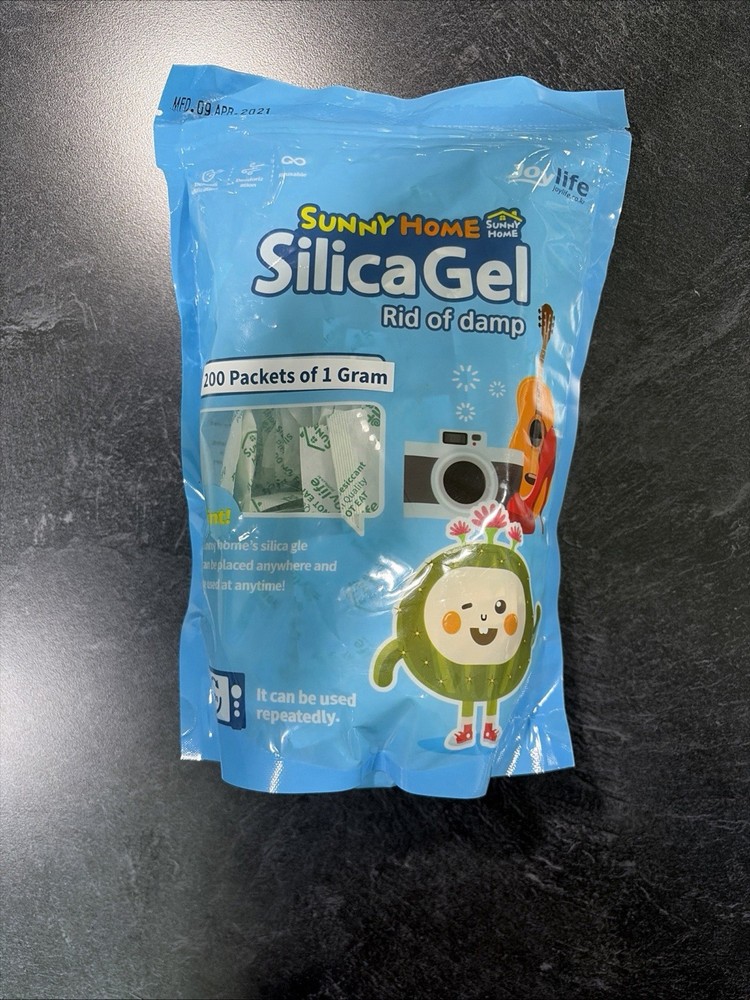 Sunny Home 200 Pack Of 1 Gram Food Grade Silica Gel Rid Of Damp
