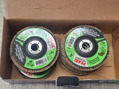 10-PK Pearl Abrasive MAX4040Z 4″ x 5/8″ Zirconia Premium Z40 Flap Disc MAXIDISC