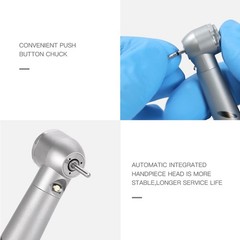 Dental LED E-generator Fiber Optic High Speed Handpiece Turbine 4 Holes